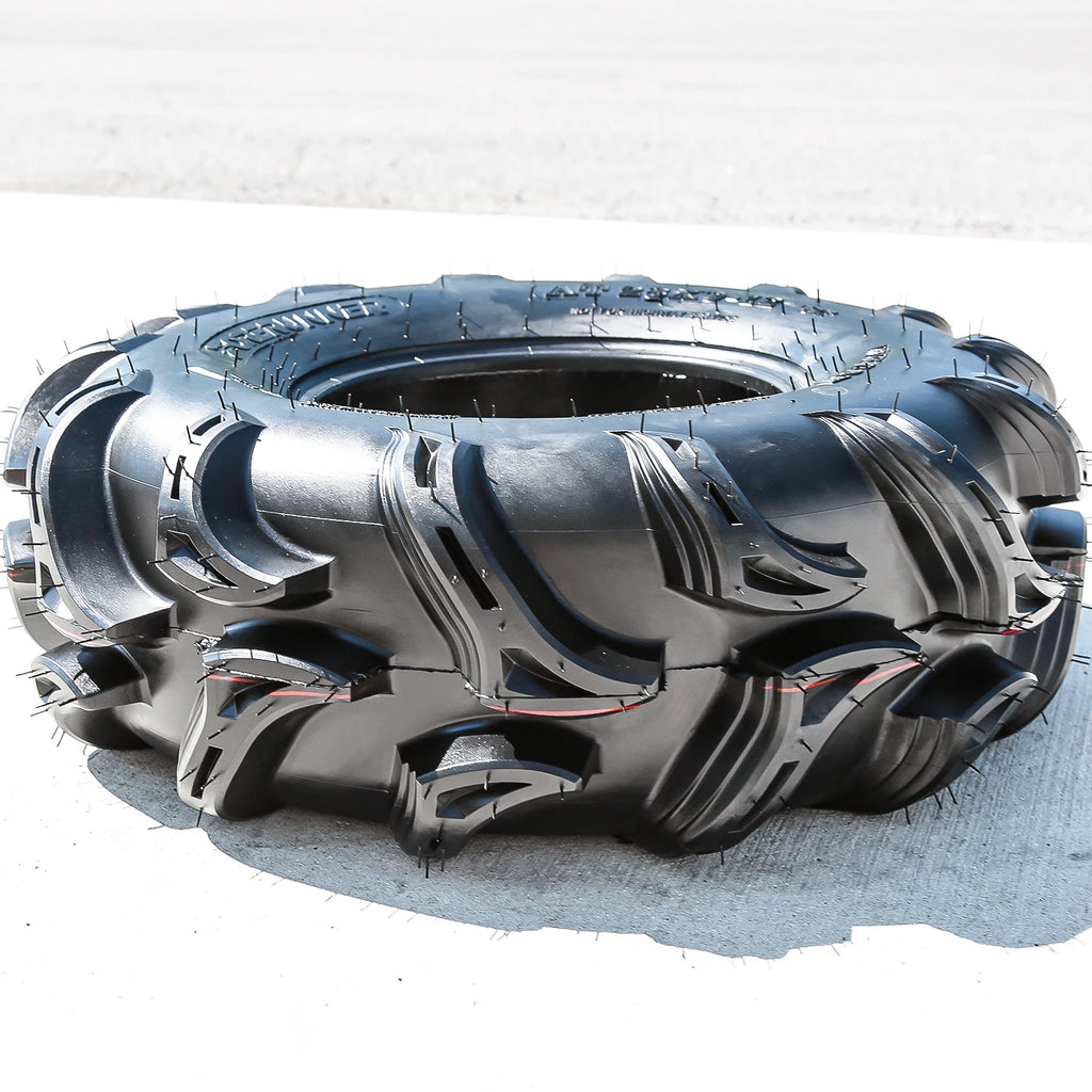 4 Forerunner Vulcan 28x9.00-12 28x9-12 28x9x12 52F 6 Ply M/T Mud ATV UTV Tires