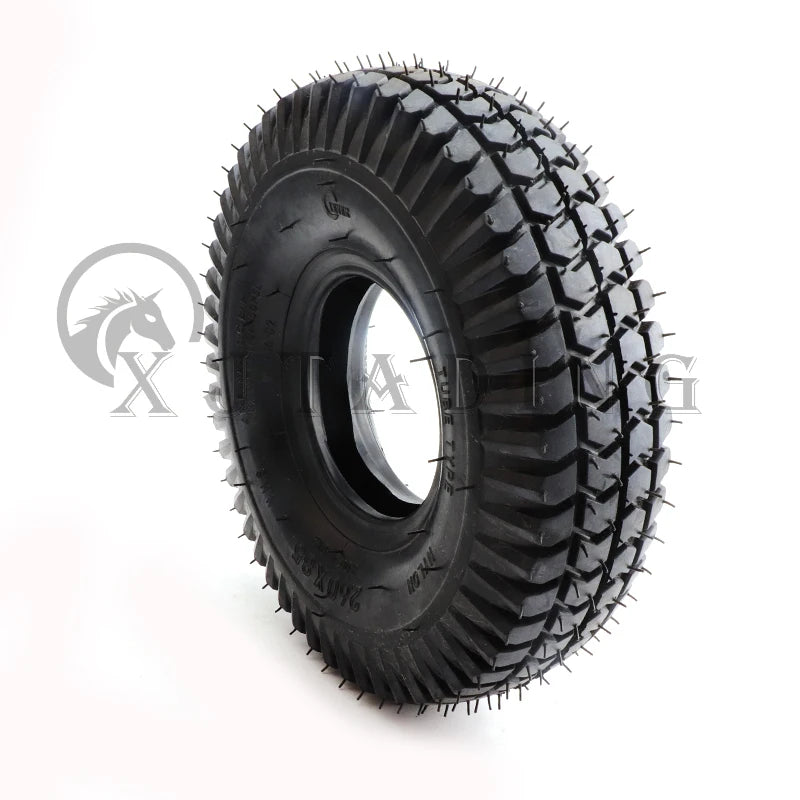 For Knobby Scooter ATV Go Kart Karting Electric Kid Gas Scooter Wheel Chair 260x85 Tire and Inner Tube 3.00-4(10"x3", 260*85)