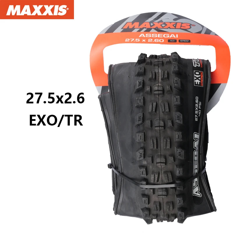 MAXXIS Tire ASSEGAI TUBELESS READY EXO Anti Puncture Bicycle Tires 27.5 / 29 x2.5 For Trail Downhill Conditions Original Parts