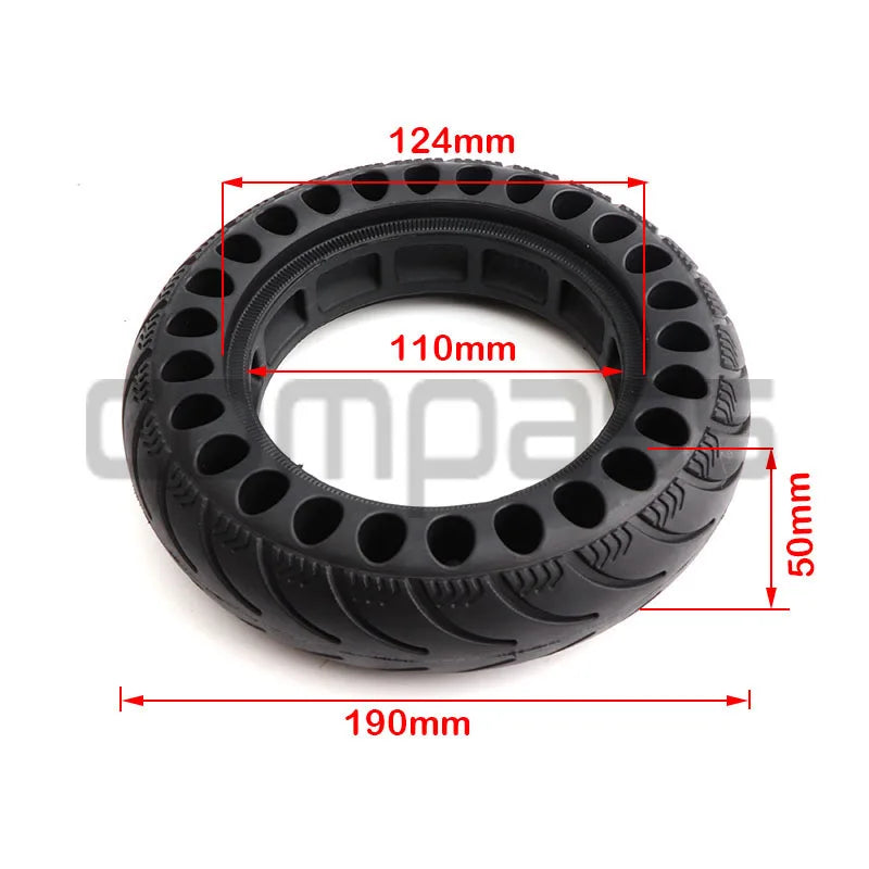 8*2.0 Electric Scooter Solid Tire 200x50 Balance Car Free Inflation Honeycomb Explosion-proof Tire