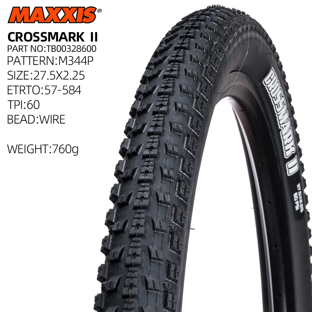 MAXXIS CROSSMARK II XC MOUNTAIN BICYCLE TIRE OF MTB BIKE TYRE 650B 29ER WIRE BEAD 27.5 29 INCHES