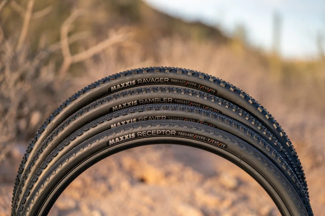 MAXXIS New REAVER RAMBLER RECEPTOR Gravel Tire HYPR-X Tubeless Gravel Bike Tires 700x40C/45C Off Road Bicycle Tires