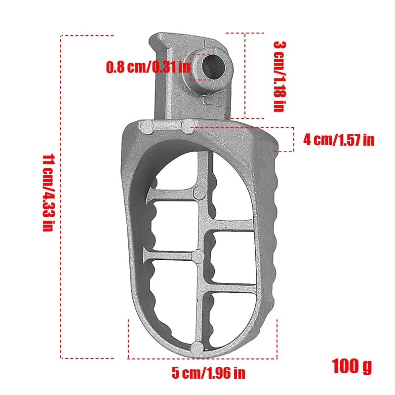 Motorcycle Foot Pegs Rests Footpegs for Yamaha PW50 80 TW200 for XR50R CRF50 CRF70 CRF80 CRF100F Motorbike Chinese Dirt Pit Bike