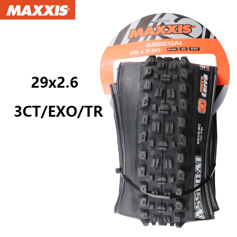 MAXXIS Tire ASSEGAI TUBELESS READY EXO Anti Puncture Bicycle Tires 27.5 / 29 x2.5 For Trail Downhill Conditions Original Parts