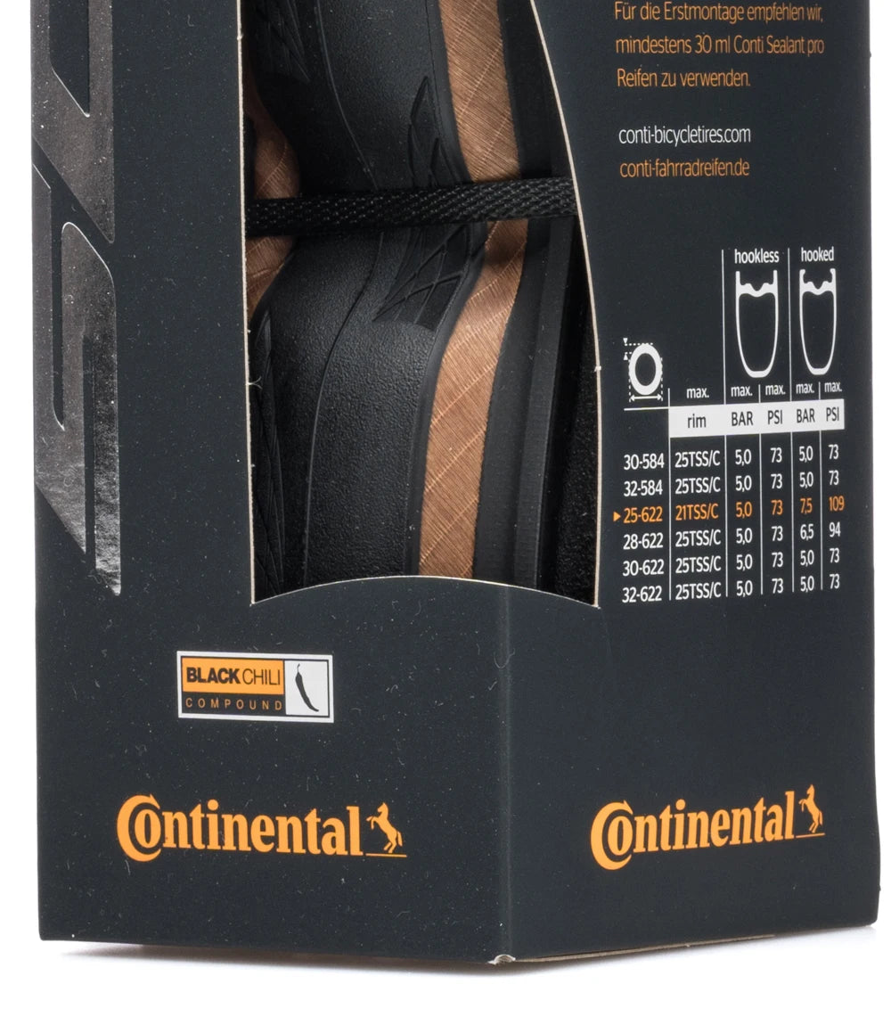 700X25C 25-622 BLACK TRANSPARENT CONTINENTAL GRAND PRIX 5000 S TR ROAD BICYCLE  TUBELESS TIRE BIKE TYRE