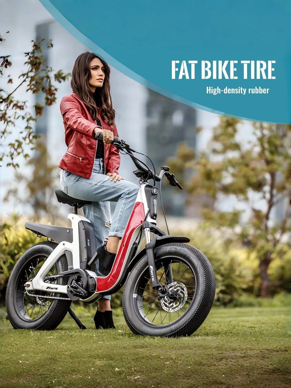EBike Fat Replacement Tire 20x4.0 Inch Black High-Performance Wear-Resistant Folding Fat Tire for Electric Urban Mountain