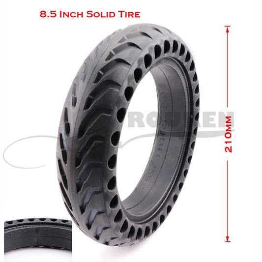 For Electic Scooter Motorcycle ATV Moped Parts 8.5X2.0 8.5 Inch Bee Hive Holes Solid Tire 8.5x2 Solid