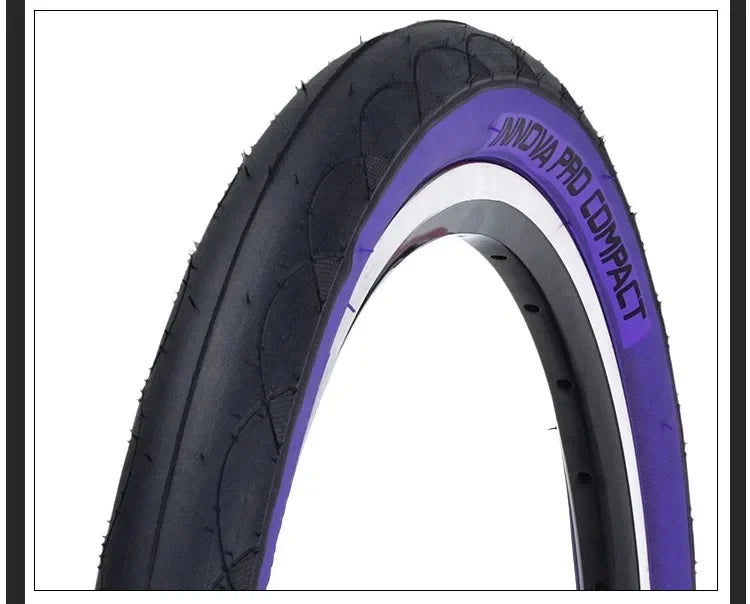 INNOVA Original 16x1 3/8 37-349 Folding/Wired Tire IA-2242 for Brompton K3 Mini 349 Fold Bicycle Tire BMX Half Bald Tires
