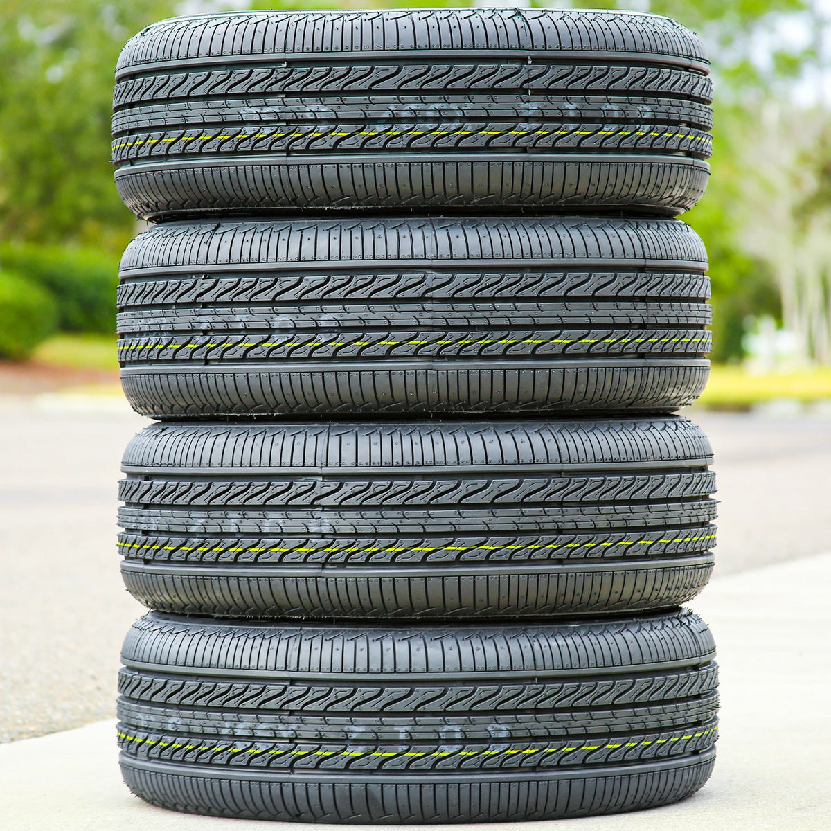 4 Accelera Eco Plush 155/65R14 75H All Season Tires 45k Mi Warranty UTQG 400AA