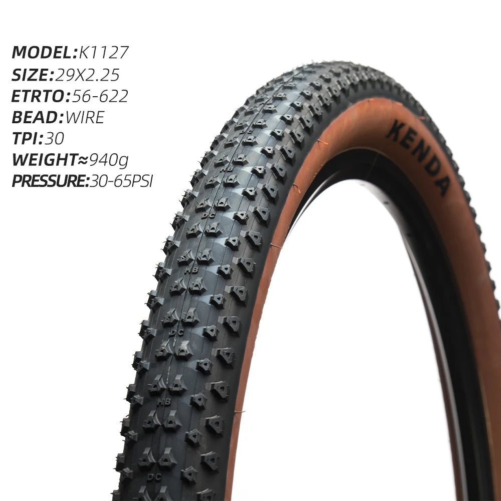 27.5X2.25 29X2.25 KENDA K1127 30TPI WIRE BEAD MOUNTAIN BICYCLE TIRE XC RACING TYRE