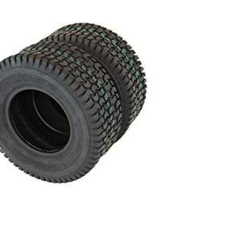 13x6.50-6 4 Ply Turf Tires for Lawn & Garden Mower (Set of Two)
