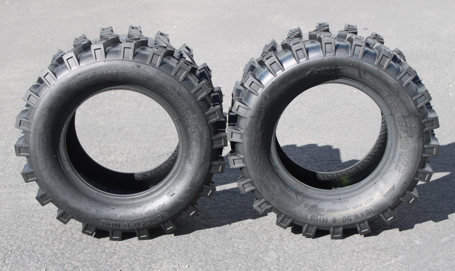 Directional 16X6.50-8 Snow Tires