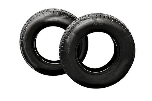 Antego ST225/75D15 Bias Trailer Tires, 8 Ply Load Range D by Antego Tire & Wheels (Set of 2)