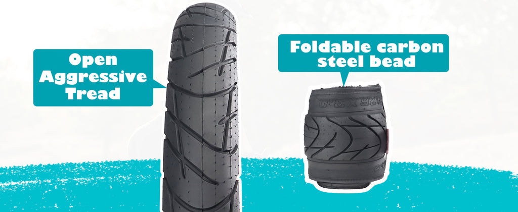 ZUKKA Fat Bike Tire 26" x3" (70-559) Compatible Replacement Bicycle Tire for Mountain Snow and Beach Bike