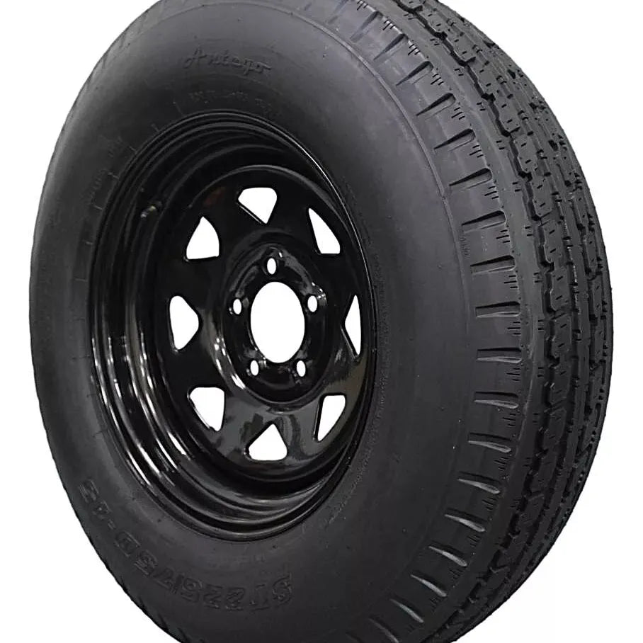 (Set of 2) Antego Tire and Wheel 225/75D15 Trailer Tire – Reinforced 8-Ply-Ply Design, 15.0-Inch Rim – Built for Long-Distance Hauling & Stability | A15604500096208ST22575D15-B2