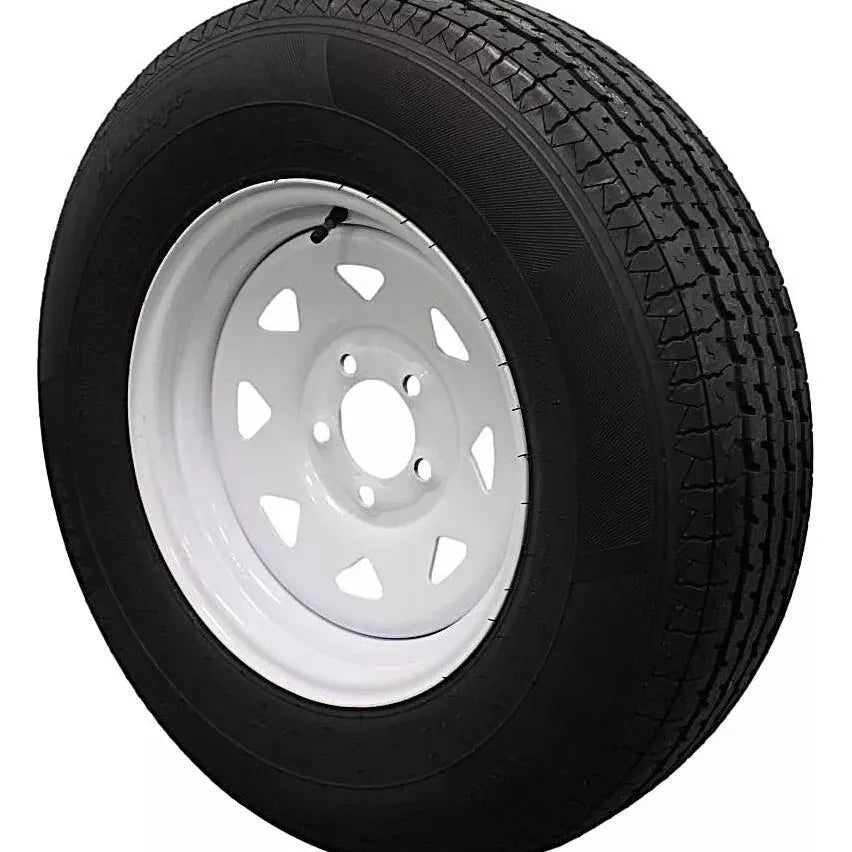 (Set of 2) Antego Tire and Wheel 225/75R15 Highway Terrain Trailer Tire & Wheel – 15.0-Inch Pre-Mounted Rim, 10-Ply-Ply Build, Perfect for Utility & Cargo Use | A15604500116110ST22575R15-B2
