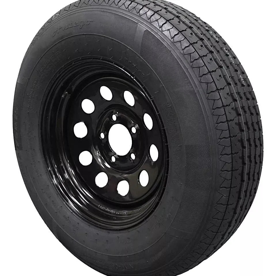 (Single Assembly) Antego Tire and Wheel 225/75R15 Trailer Tire – Reinforced 10-Ply-Ply Design, 15.0-Inch Rim – Built for Long-Distance Hauling & Stability | A15604510096110ST22575R15