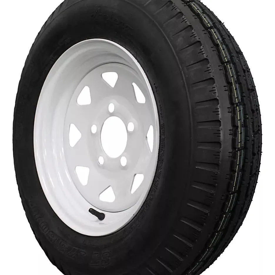 (Set of 2) Antego Tire and Wheel  175/80D13 Highway Terrain – 13.0-Inch Rim, 6-Ply-Ply Strength, Load 91.0, Speed M – Heavy-Duty Trailer Tire | A130454510116206ST17580D13-B2