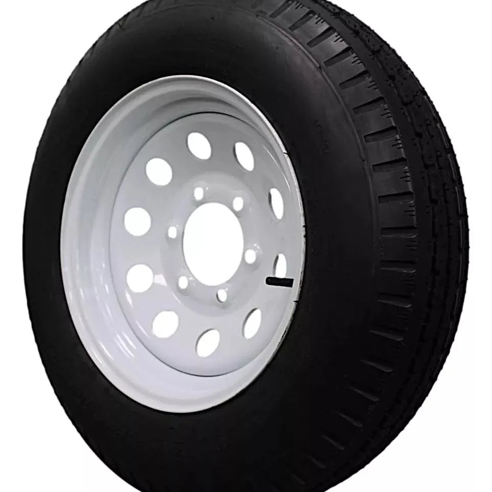 (Single Assembly) Antego Tire and Wheel 205/75D15 Trailer Tire – Reinforced 6-Ply-Ply Design, 15.0-Inch Rim – Built for Long-Distance Hauling & Stability | A15604520116206ST20575D15