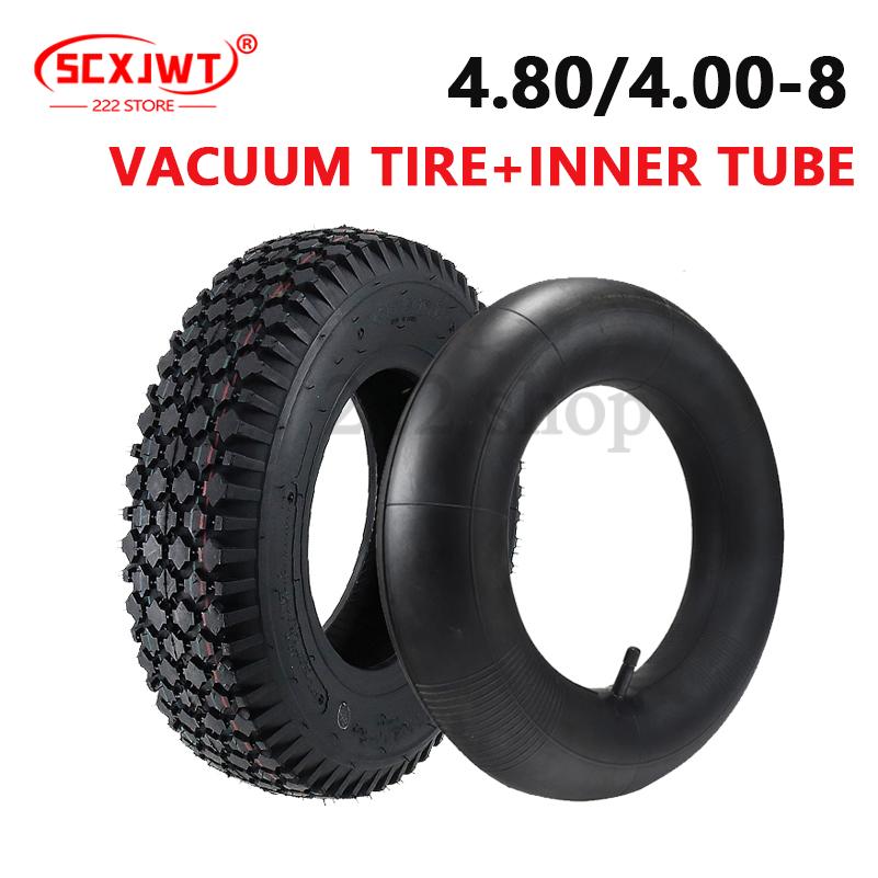 New thickened vacuum tire 4.80/4.00-8 for trailer lawn tractor truck snow blower ATV golf cart tire replacement parts